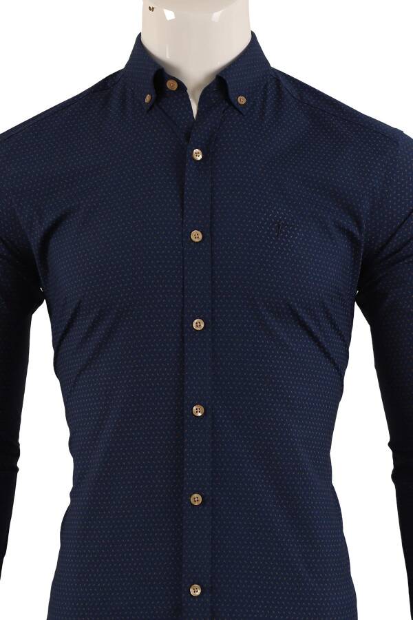 Uzun Kol Slim Fit Gömlek - 7