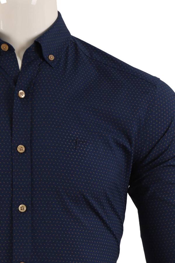 Uzun Kol Slim Fit Gömlek - 9