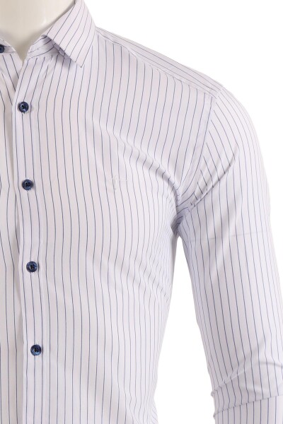 Uzun Kol Slim Fit Gömlek - 5