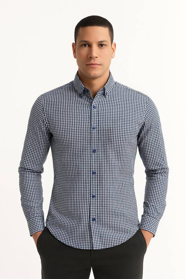 Uzun Kol Slim Fit Gömlek - 1