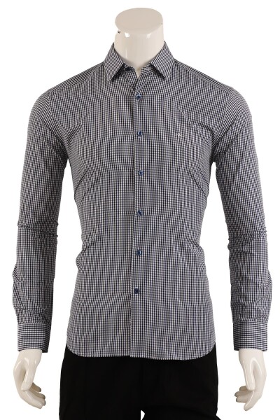 Uzun Kol Slim Fit Gömlek - 6