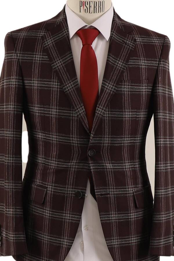 Yelekli Takım Elbise Slim Fit