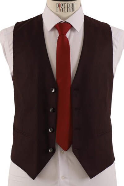 Yelekli Takım Elbise Slim Fit - Thumbnail