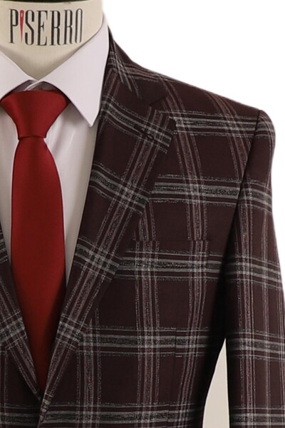 Yelekli Takım Elbise Slim Fit - Thumbnail