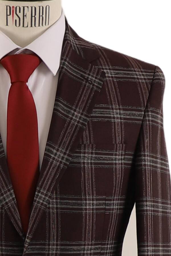 Yelekli Takım Elbise Slim Fit