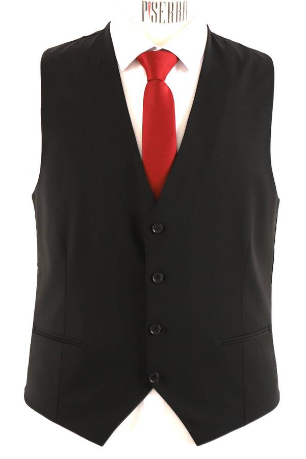 Yelekli Takım Elbise Slim Fit