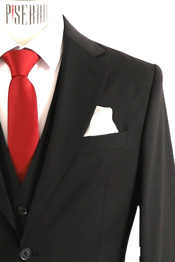 Yelekli Takım Elbise Slim Fit