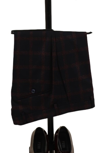 Yelekli Takım Elbise Slim Fit Erkek - Thumbnail