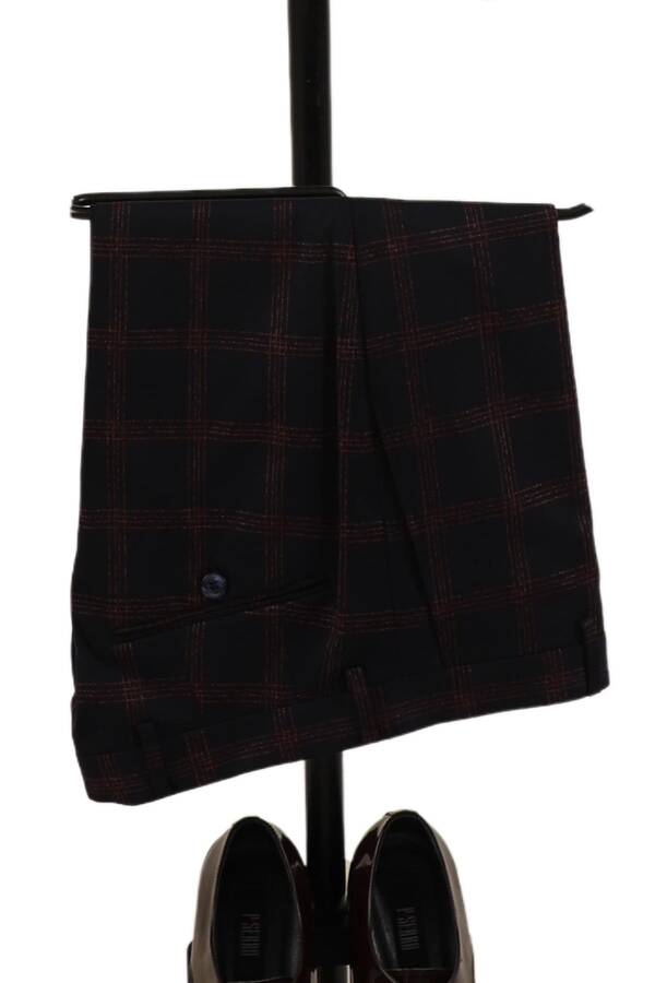 Yelekli Takım Elbise Slim Fit Erkek