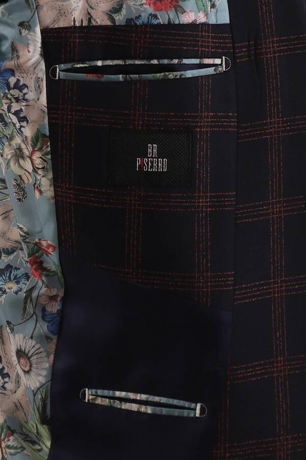 Yelekli Takım Elbise Slim Fit Erkek