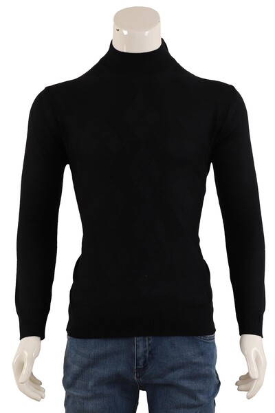 Yünlü Triko Slim Fit - Thumbnail