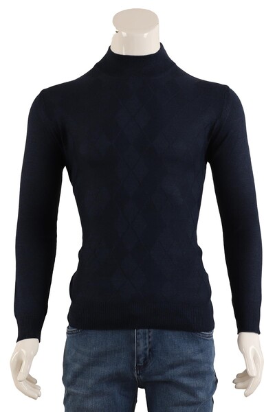 Yünlü Triko Slim Fit - Thumbnail